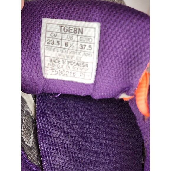 Asics Gel Excite 4 Women's Running Sneakers Size 6.5 Grey/Purple - Picture 6 of 8